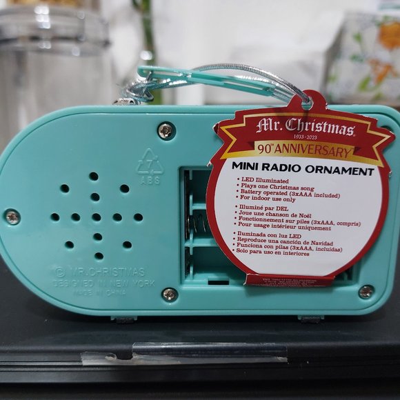 Tinsel times Radio NOT WORKING Ornament ONLY - Picture 9 of 9